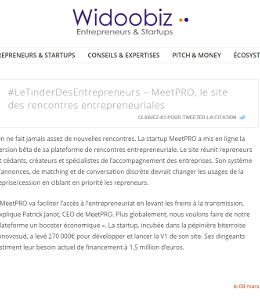 meetpro sur widoobiz